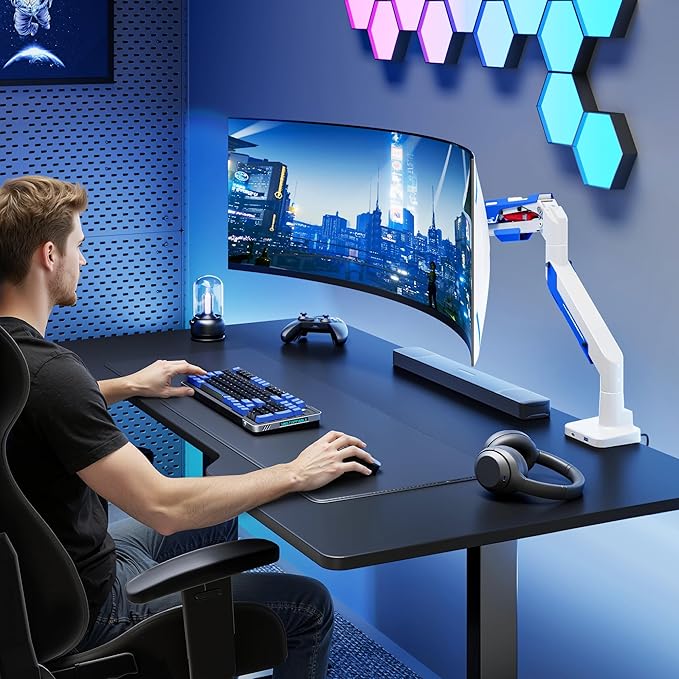 ARES WING Heavy Duty Ultrawide Monitor Arm - Image 2