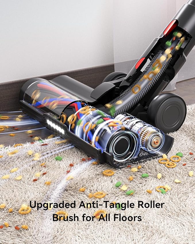Cordless Vacuum Cleaner, Upgraded 55KPA 650W 70Mins Stick Vacuum - Image 5