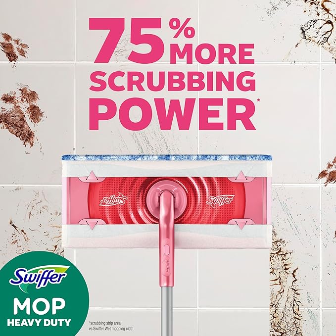 Swiffer Sweep and Mop Deluxe, Limited Edition Pink Wicked: - Image 10