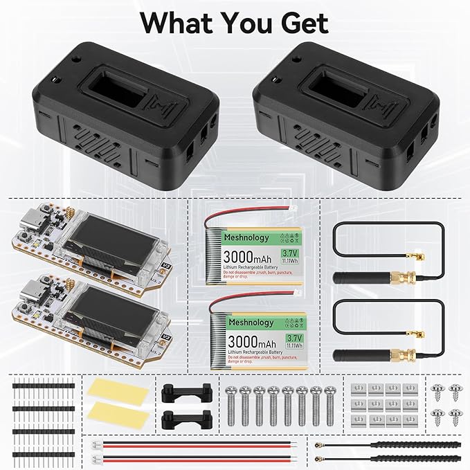 Meshnology 2 Set ESP32 Lo Ra V3 Module Board - Image 9