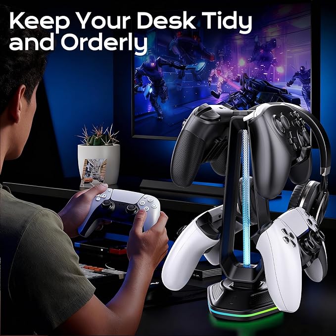 Oritikur RGB Headset Stand - Image 4