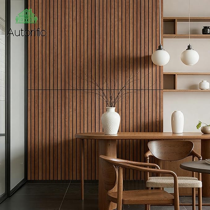 AUTORIFIC Wood Veneer Sound Panels, 10 Pack 47.2”x23.6” Wall Panels, Decorative - Image 4