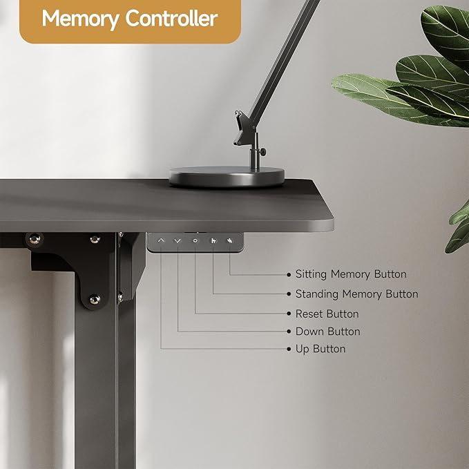 ONBRILL Standing Desk, 71x32 Inches Rectangle Stand Up Desk - Image 4