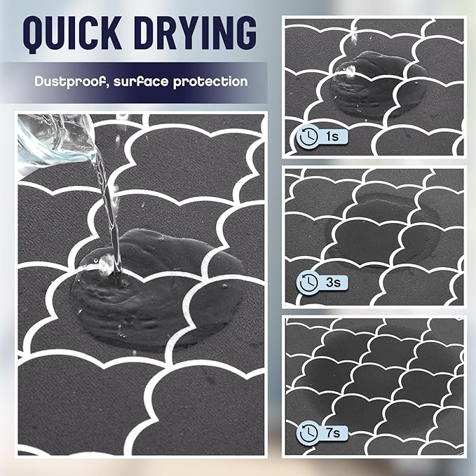 Teenyyou 2 Pcs 26" x 18" Dryer Top Protector Mat, Washer and Dryer Topper - Image 4