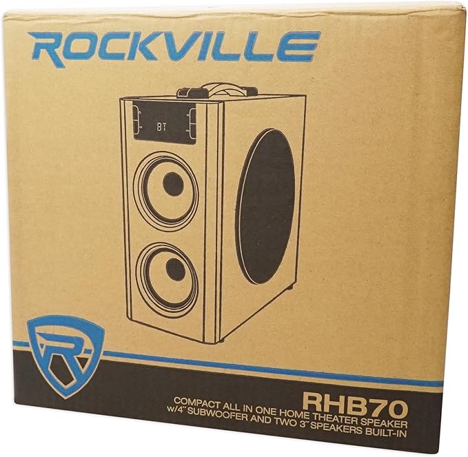 Rockville RHB70 Home Theater Compact Powered Speaker System, 2.1 Channel - Image 8