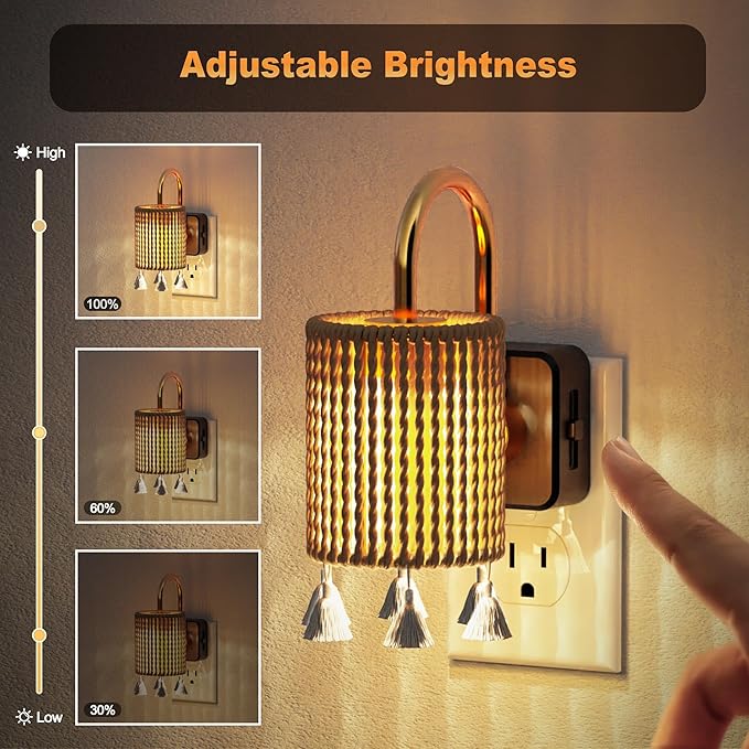 JandCase Night Light Plug in, Modern Night Lights Plug into Wall - Image 2