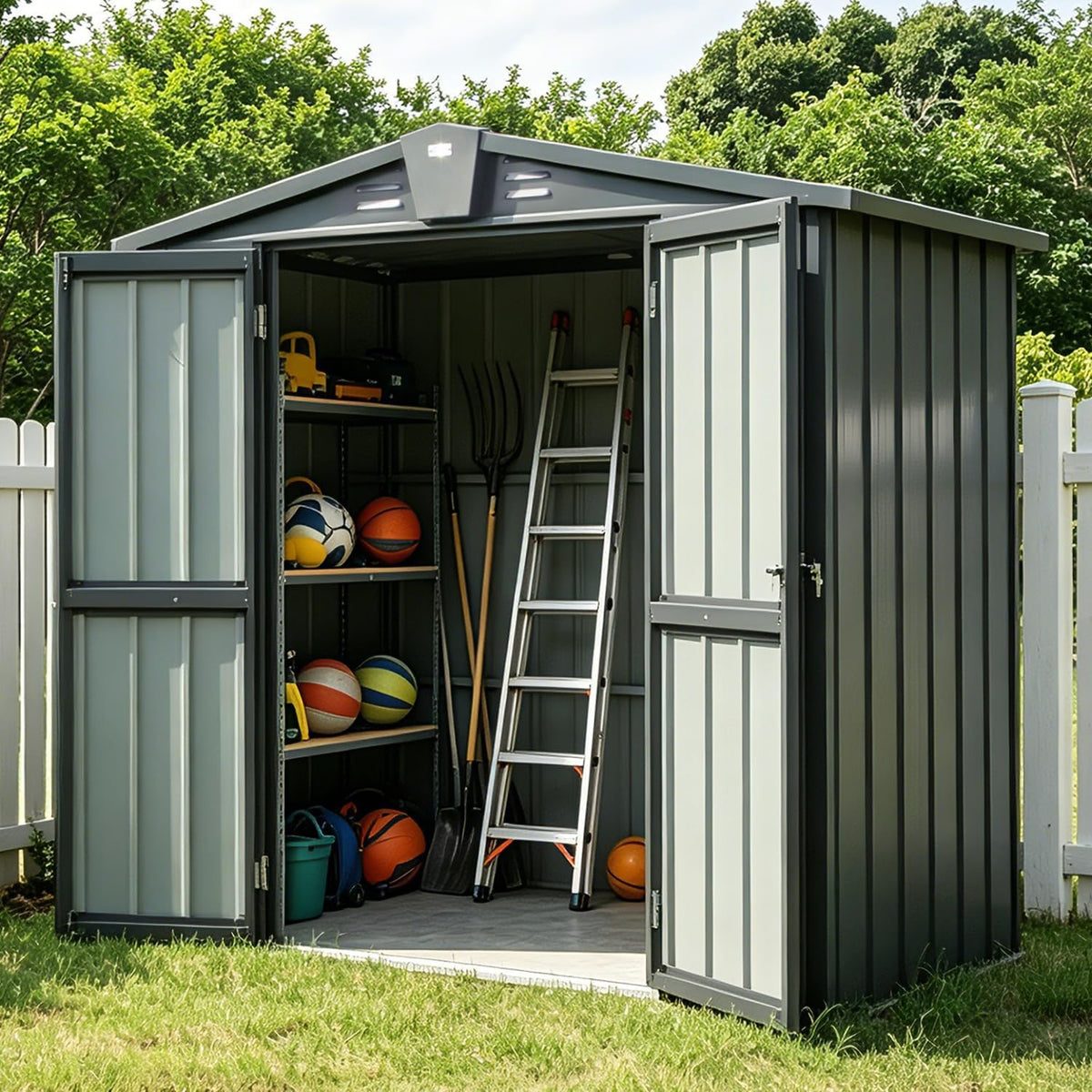 domi 5'x3' storage shed,metal sheds&outdoor clearance with double, main product view