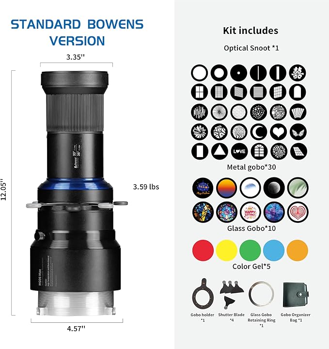 Bussi MG06 Max Optical Bowens Mount Snoot - Image 9
