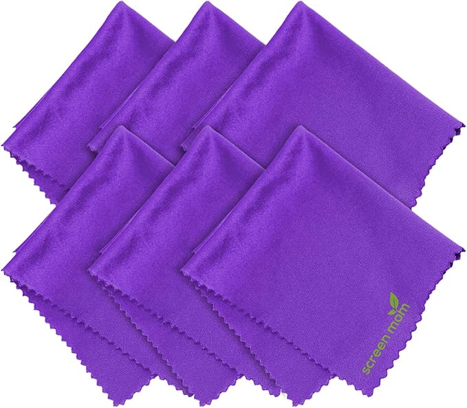 Screen Mom Screen Cleaner Purple Microfiber Cloths by ScreenMom