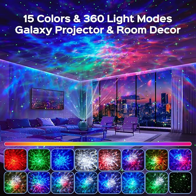 Bedroom Decor Boy Gift Lava Lamp Room Decor 15 White Noise Sound Machine - Image 2