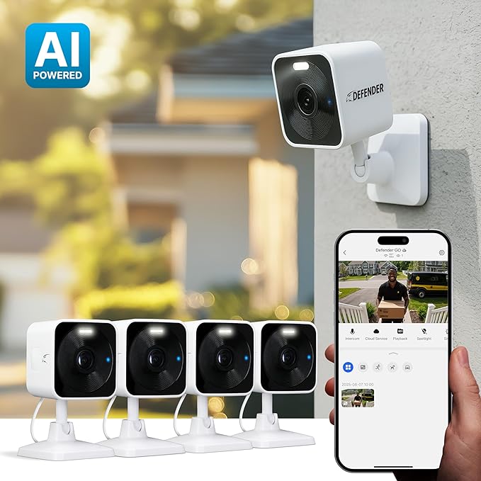 Defender GO 2K AI Powered WiFi Indoor/Outdoor Home, Baby Security Camera - Image 2