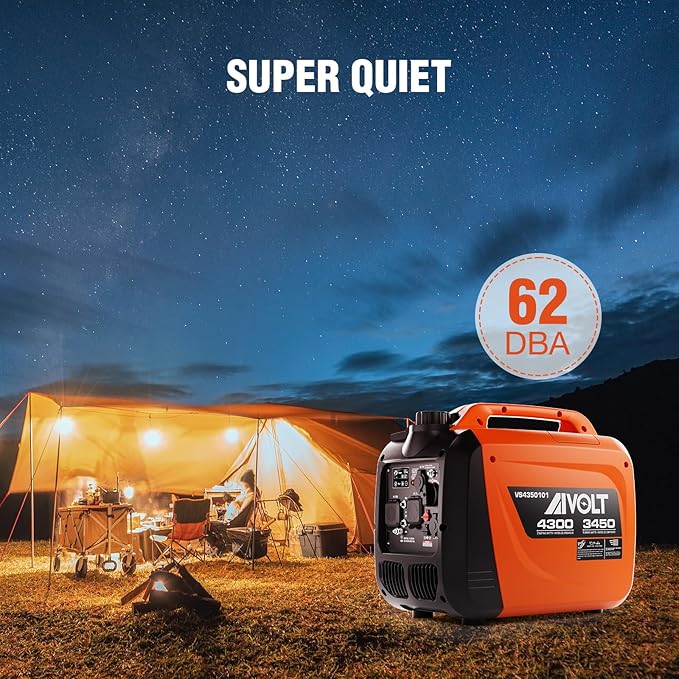 AIVOLT Inverter Generator 4300W Gas Powered Portable Super Quiet Outdoor - Image 5