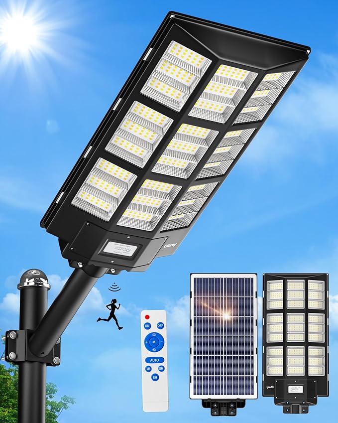 Ofuray Of-7200W Solar Street Light Outdoor-3000K/4000K/6500K Outdoor Security - Image 8