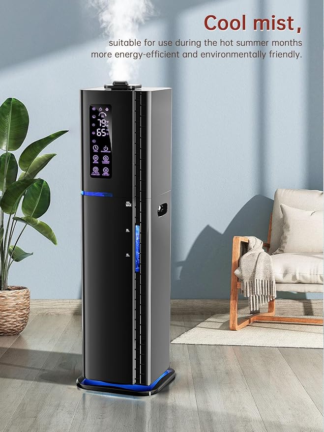 2.64Gal Humidifiers for Bedroom Large Room, Warm and Cool Mist up to 500ft² - Image 5