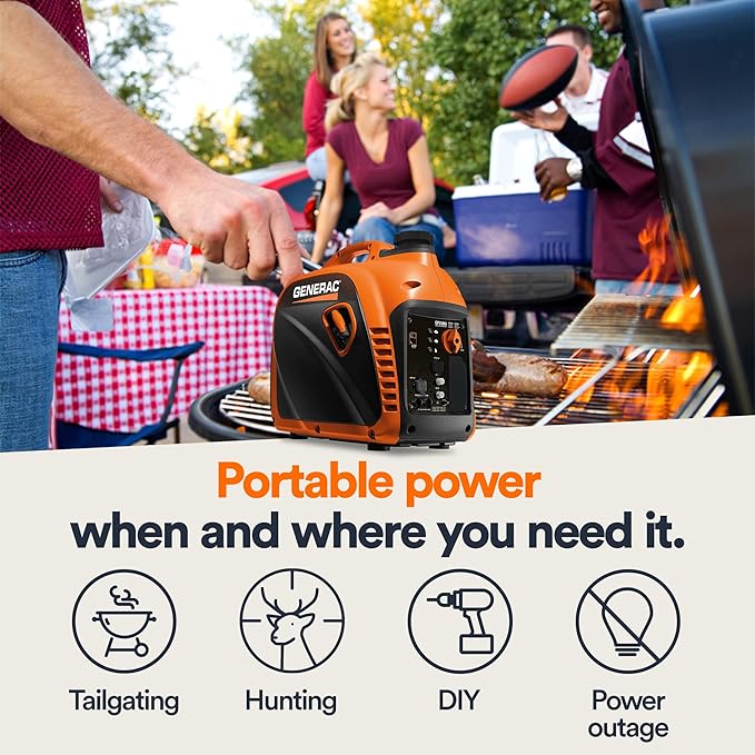Generac 2, 500-Watt Gas Powered Portable Inverter Generator - Image 2