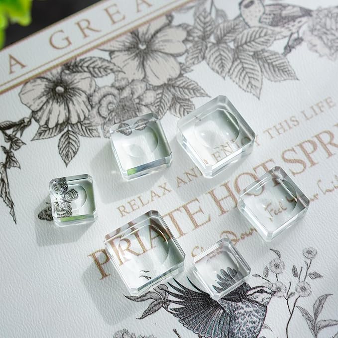 ZEERSHEE 6 Pack Square Crystal Display Bases - Image 3