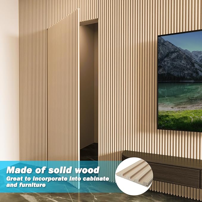 Art3d Slat Wood Wall Paneling for Interior and Ceiling Decoration - Image 5