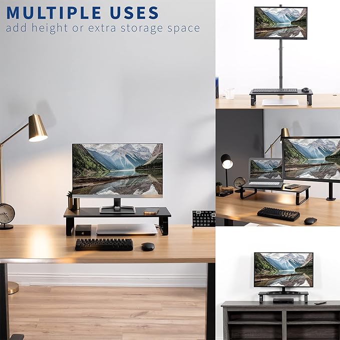 VIVO Monitor and Laptop Stand, 24 inch Desktop Riser, STAND-V000D - Image 6