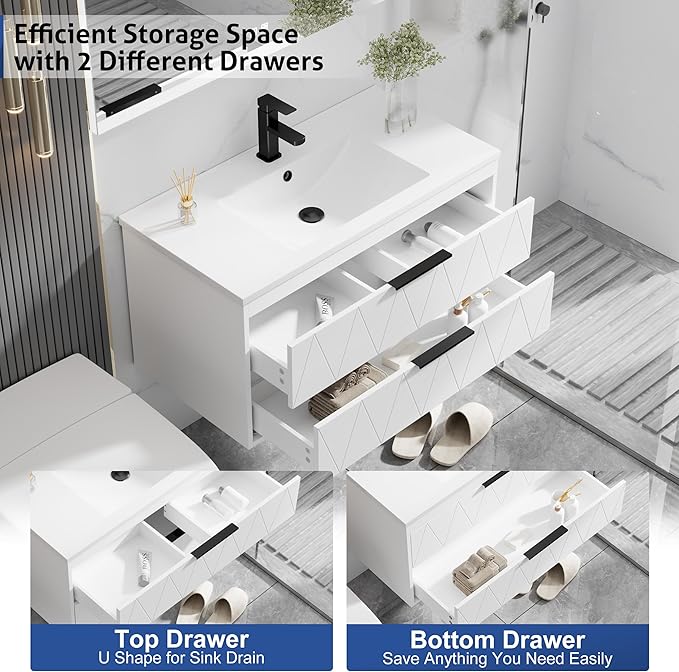 eclife 36" Bathroom Vanities Cabinet - Image 3