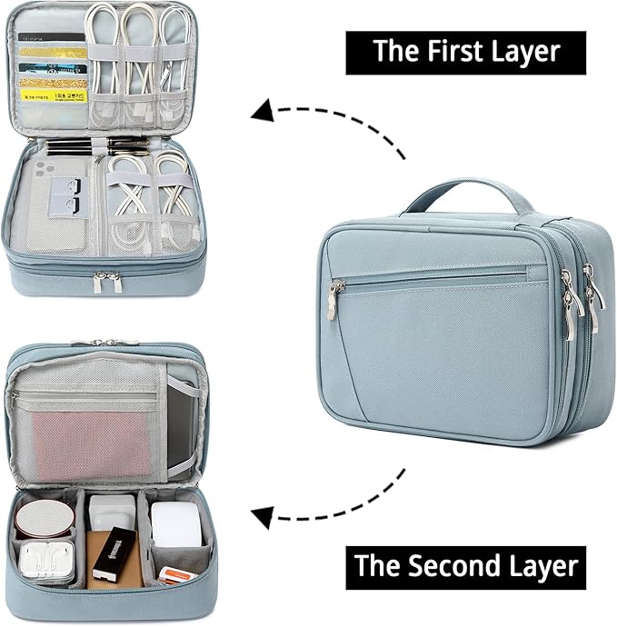 mygreen Electronics Travel Organizer, Watreproof Electronic Accessories Case - Image 3