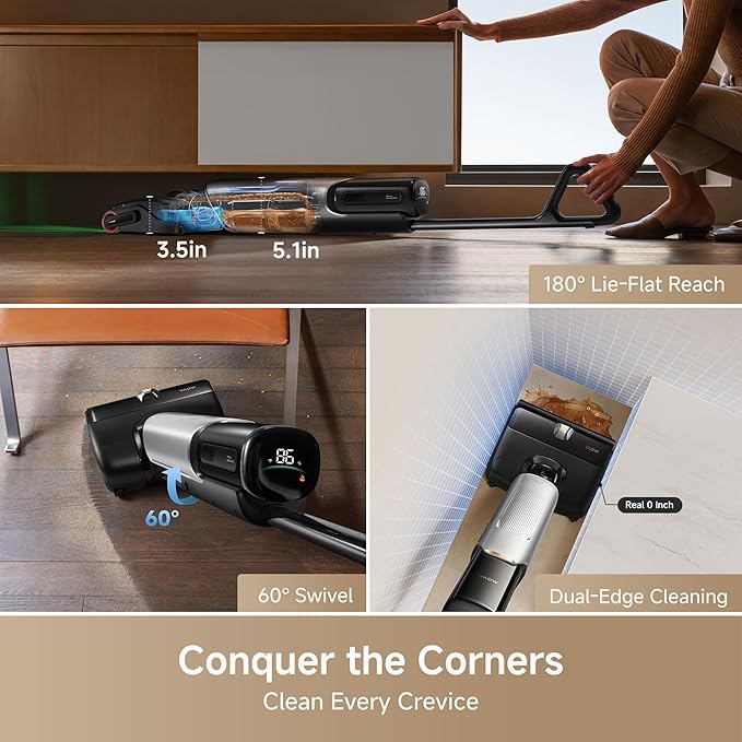Mova X4 Pro Wet Dry Vacuum Cleaner, 20000Pa Cordless Vacuum Mop - Image 7