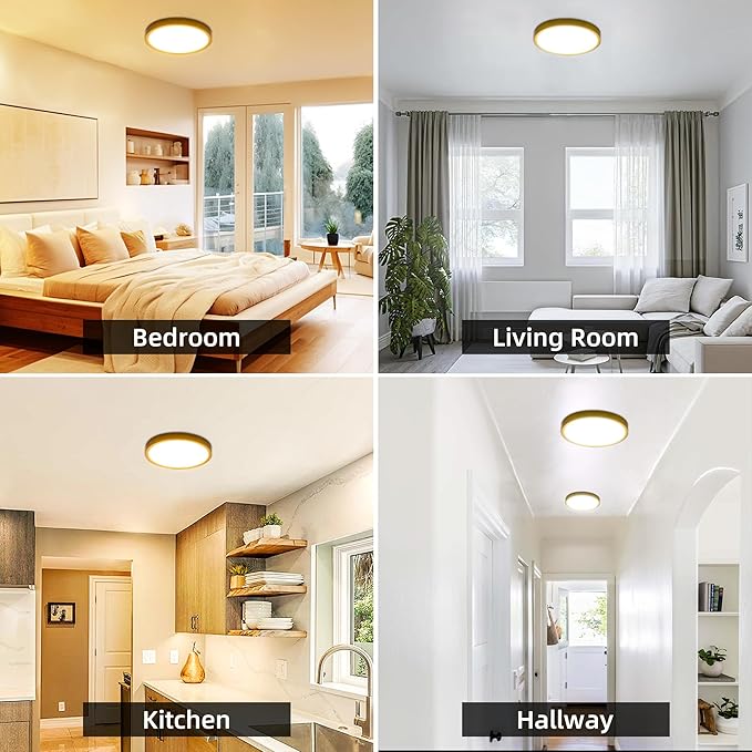 hykolity 12 Inch Selectable CCT LED Round Flat Panel Light, 24W - Image 8