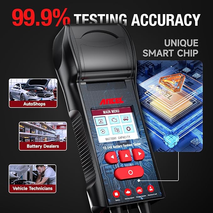 ANCEL BST600 Car Battery Tester - 12V/24V - Image 8