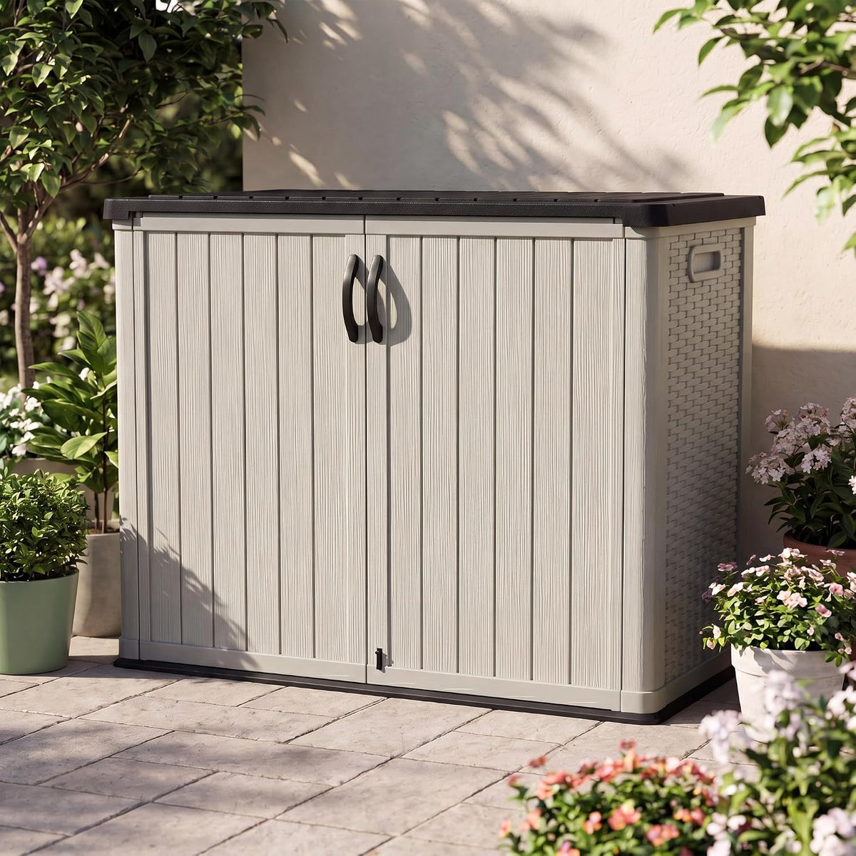 devoko 26 cu ft resin outdoor storage cabinet, main product view
