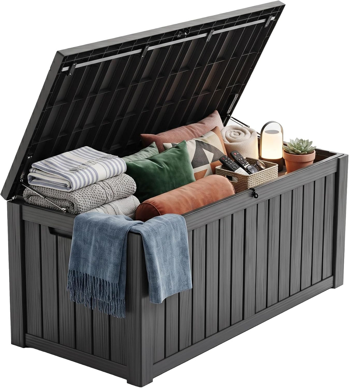 patiozen 200 gallon deck box lockable waterproof uv, main product view
