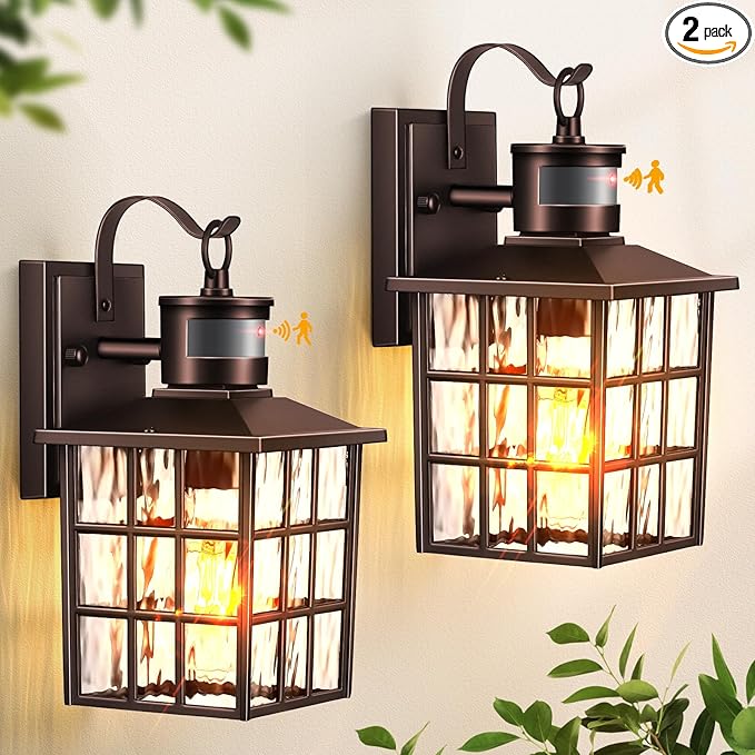 VIANIS 2 Pack Motion Sensor Outdoor Lights by VIANISLIGHTING