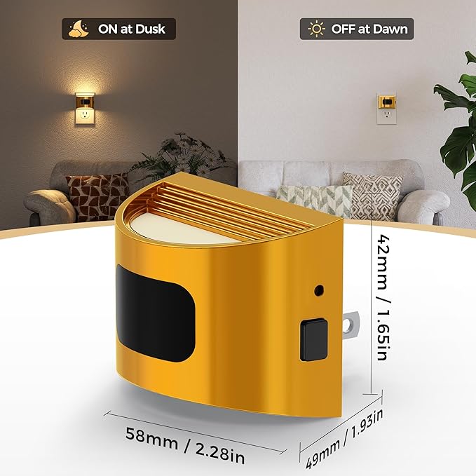 DORESshop LED Night Light, Night Lights Plug into Wall, 3 Mode Plug in Night - Image 8