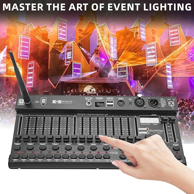 Ygybeyond Wireless DMX 384Controller, 384-channel, Controller, Dmx-384 - Image 5