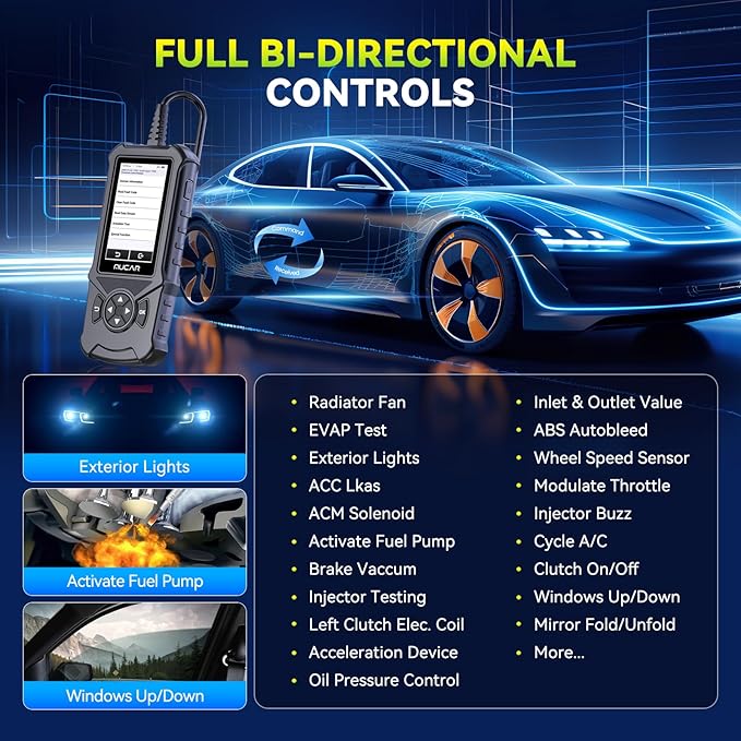MUCAR CDE900S Bidirectional Scan Tool Fit - Image 3