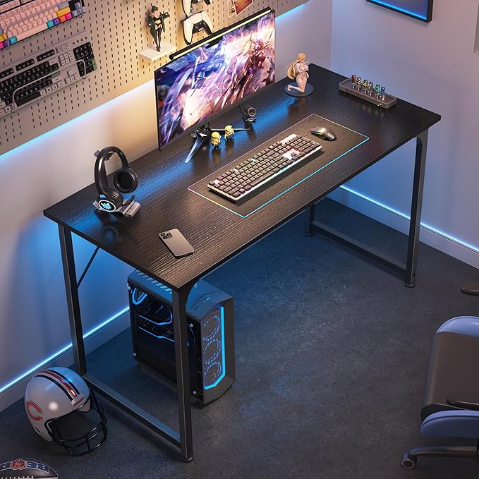 Huuger Modern Simple Office Desk, 40 Inch Gaming Desk - Image 4