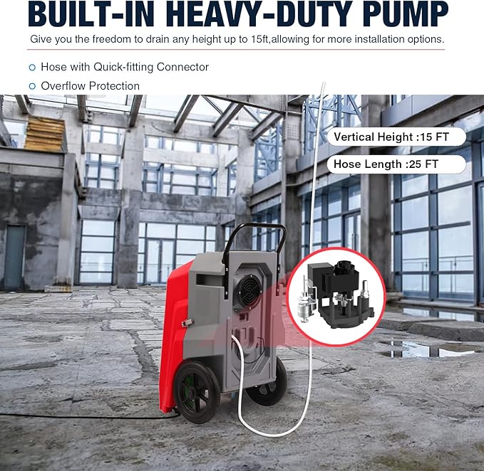 MOUNTO 180Pints Commercial Dehumidifier - Image 5