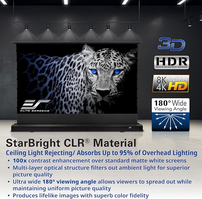 Elite Screens Kestrel Tab-Tension CLR, 121 inch 16:9, Ultra-Short Throw Ceiling - Image 3