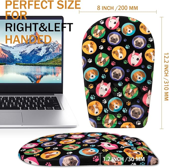 BOCHEERY Ergonomic Mouse Pad Wrist Support, Upgrade Mousepad - Image 4