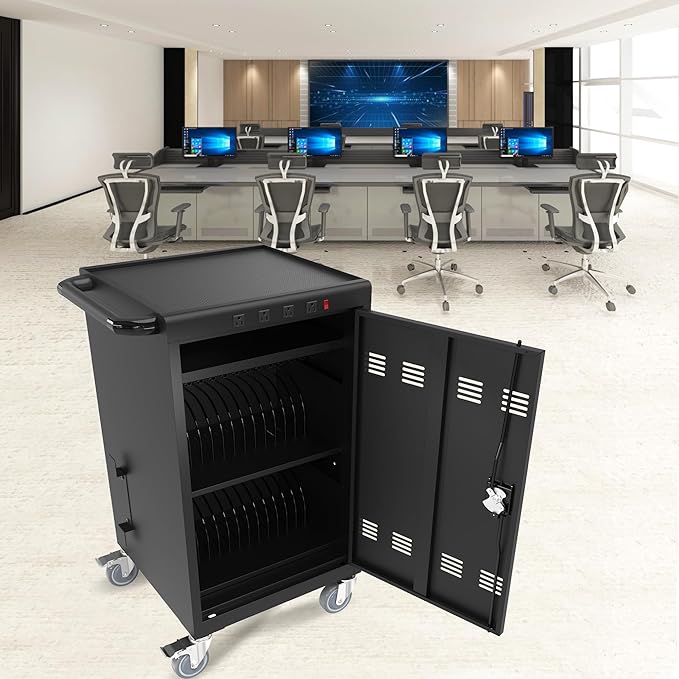 OFLILAK 36-Device Mobile Charging Cart - Image 4