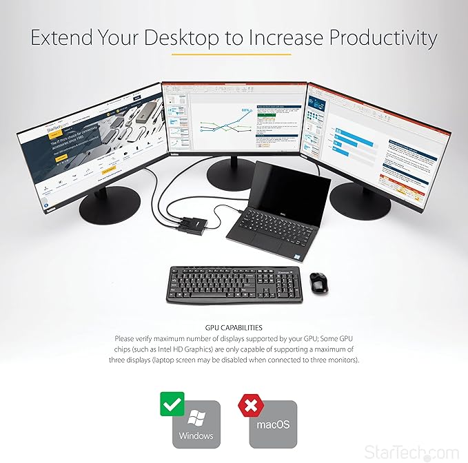 StarTech.com 3-Port Multi Monitor Adapter - Image 4