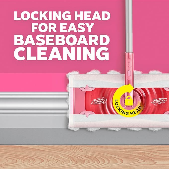Swiffer Sweep and Mop Deluxe, Limited Edition Pink Wicked: - Image 12