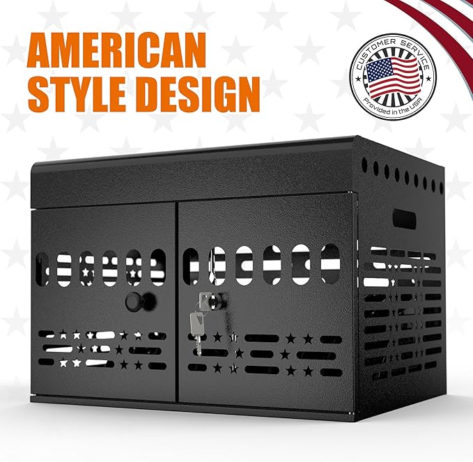 12-Device Tablet Charging Station Lock Box, Computer Cabinet - Image 7