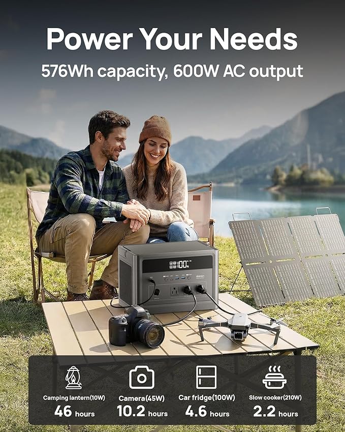 DaranEner Portable Power Station 600W - Image 2