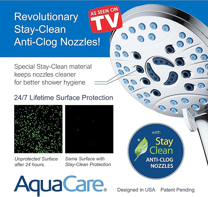 Hotel Spa AquaCare for California As-Seen-On-TV High Pressure Handheld Rain - Image 5