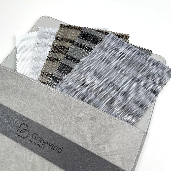 Graywind Custom Natural Roman Shades Blinds Plain Fold - Image 2