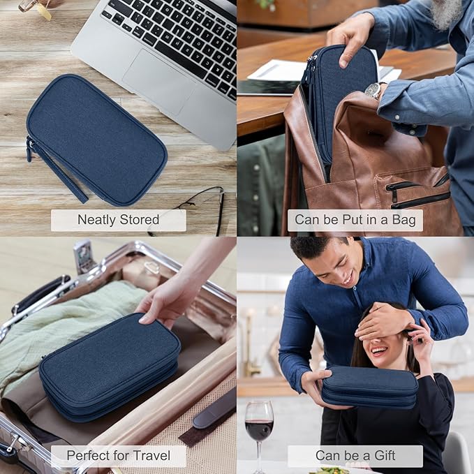 FYY Electronic Organizer, Travel Cable Organizer Bag Pouch Electronic - Image 7