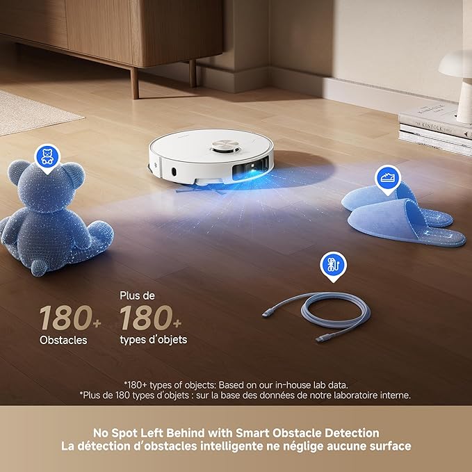 DREAME L50 Ultra Robot Vacuum and Mop White, 500Pa Suction, - Image 3