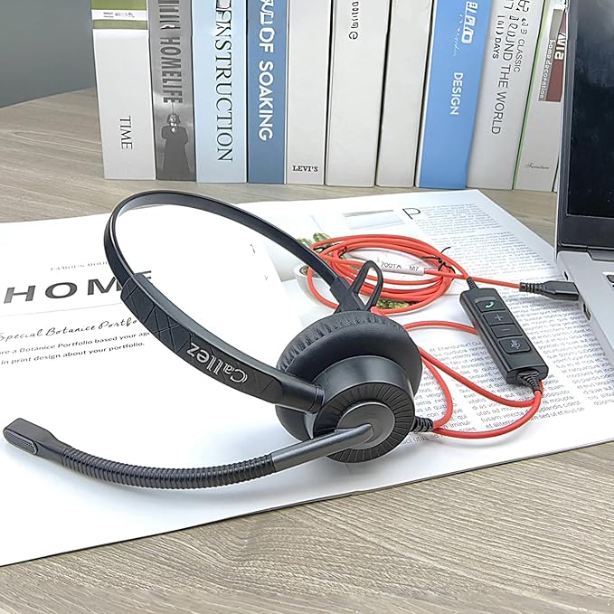 Callez USB Headset with Mic, Computer Headset with ENC Dual Noise Cancelling - Image 7