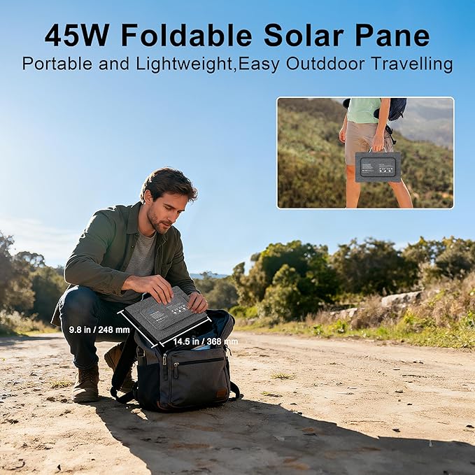 E-POWO 45W Portable Solar Panels Chargers - Image 9