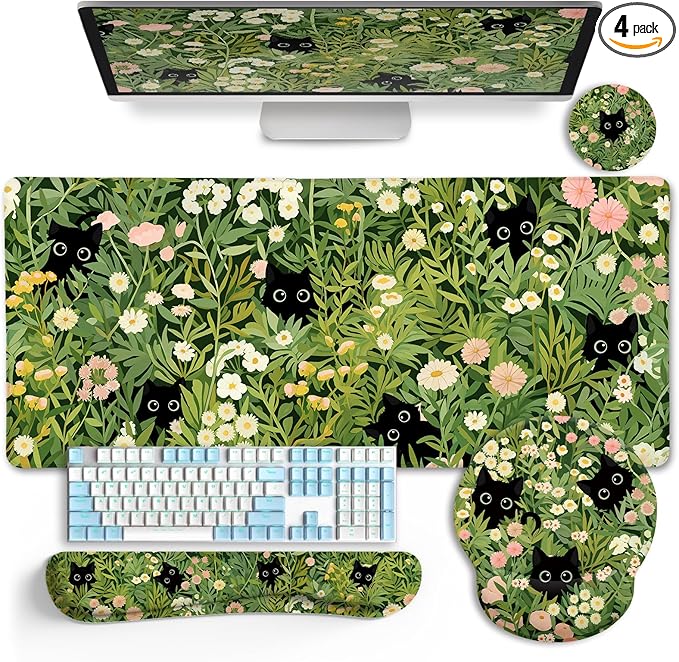 LIMKRIAN Cat Ergonomic Mouse Pad by LIMKRIAN