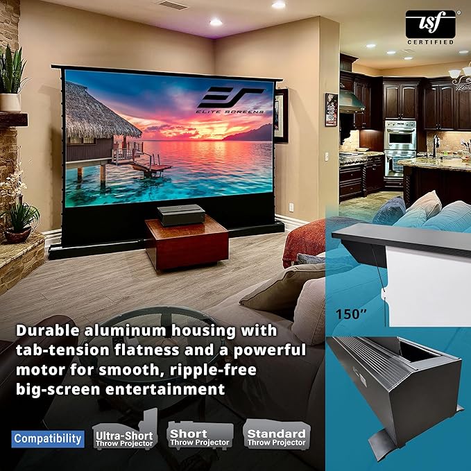 EliteProjector Screens Kestrel Tab-Tension 3 CineWhite, 16:9 Aspect Ratio - Image 3